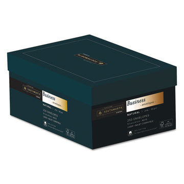 Southworth® 25% Cotton #10 Business Envelope, #10, Commercial Flap, Gummed Closure, 4.13 X 9.5, Natural, 250-box freeshipping - TVN Wholesale